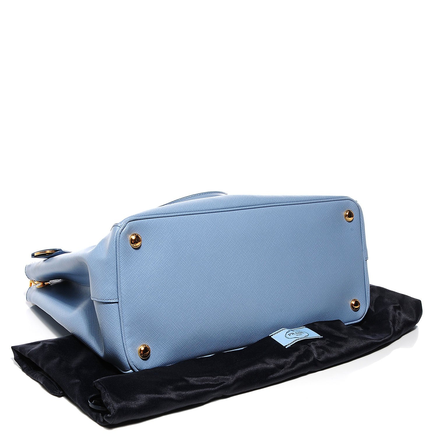 Prada Saffiano Lux Medium Double Zip Tote Astrale 4 of 8