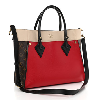 Louis Vuitton Calfskin Monogram On My Side Pirate Red 4 of 11