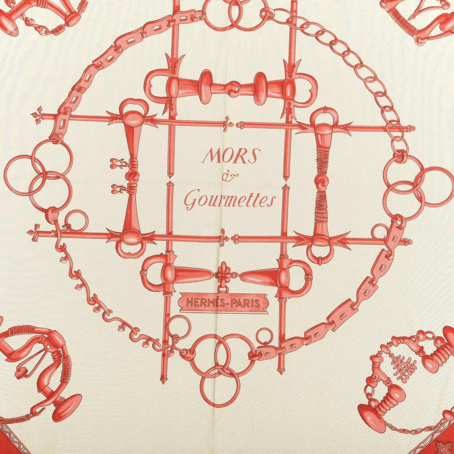 Hermes Silk Mors et Gourmettes Remix Scarf 90 2 of 3