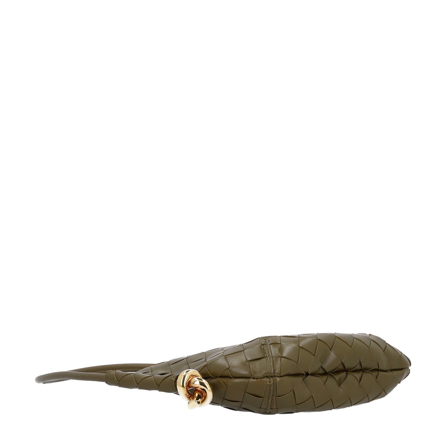 Nappa Intrecciato Mini Solstice Shoulder Bag Olive Oil