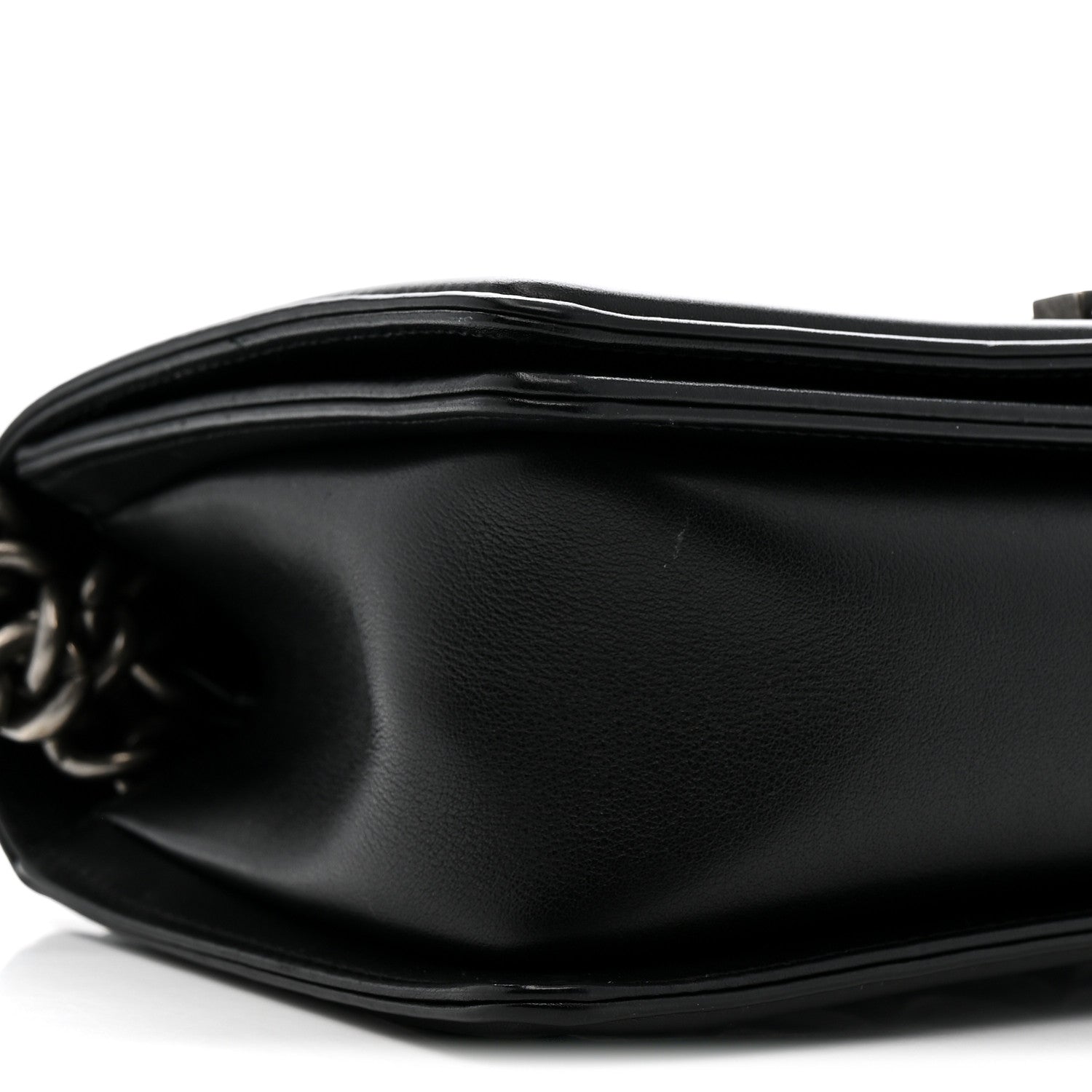 Chanel Lambskin Quilted Medium Boy Flap Black 9 of 13