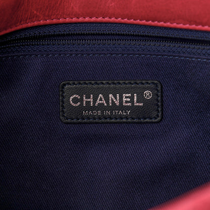 Chanel Iridescent Calfskin Small New Bubble Quilt Flap Fuchsia 6 of 10