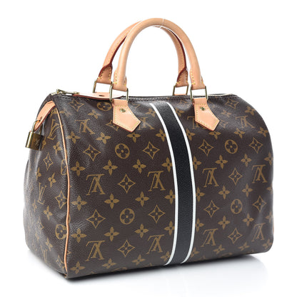 Louis Vuitton Monogram My LV Heritage Speedy 30 Black White 3 of 10