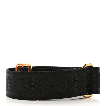 Louis Vuitton Monogram Papillon BB Bandouliere Shoulder Strap Black 2 of 3
