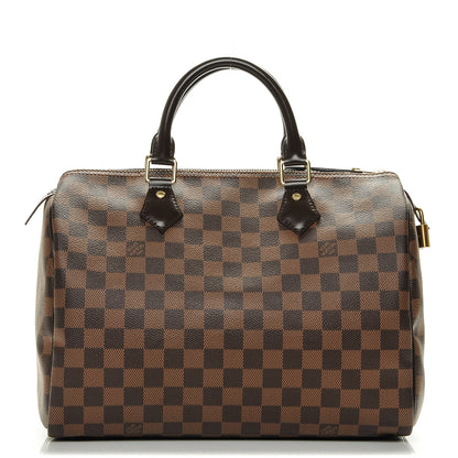 Louis Vuitton Damier Ebene Speedy 30 1 of 8