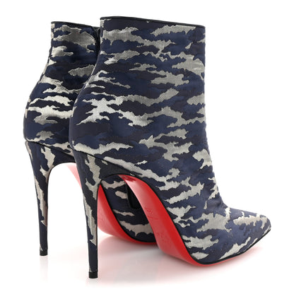 Christian Louboutin Jacquard Camouloubi So Kate Booty 100 Ankle Boots 39.5 Bavarios 5 of 9