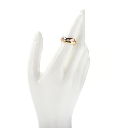Cartier 18K Pink Yellow White Gold Classic Les Must De Trinity Ring 50 5.25 2 of 4