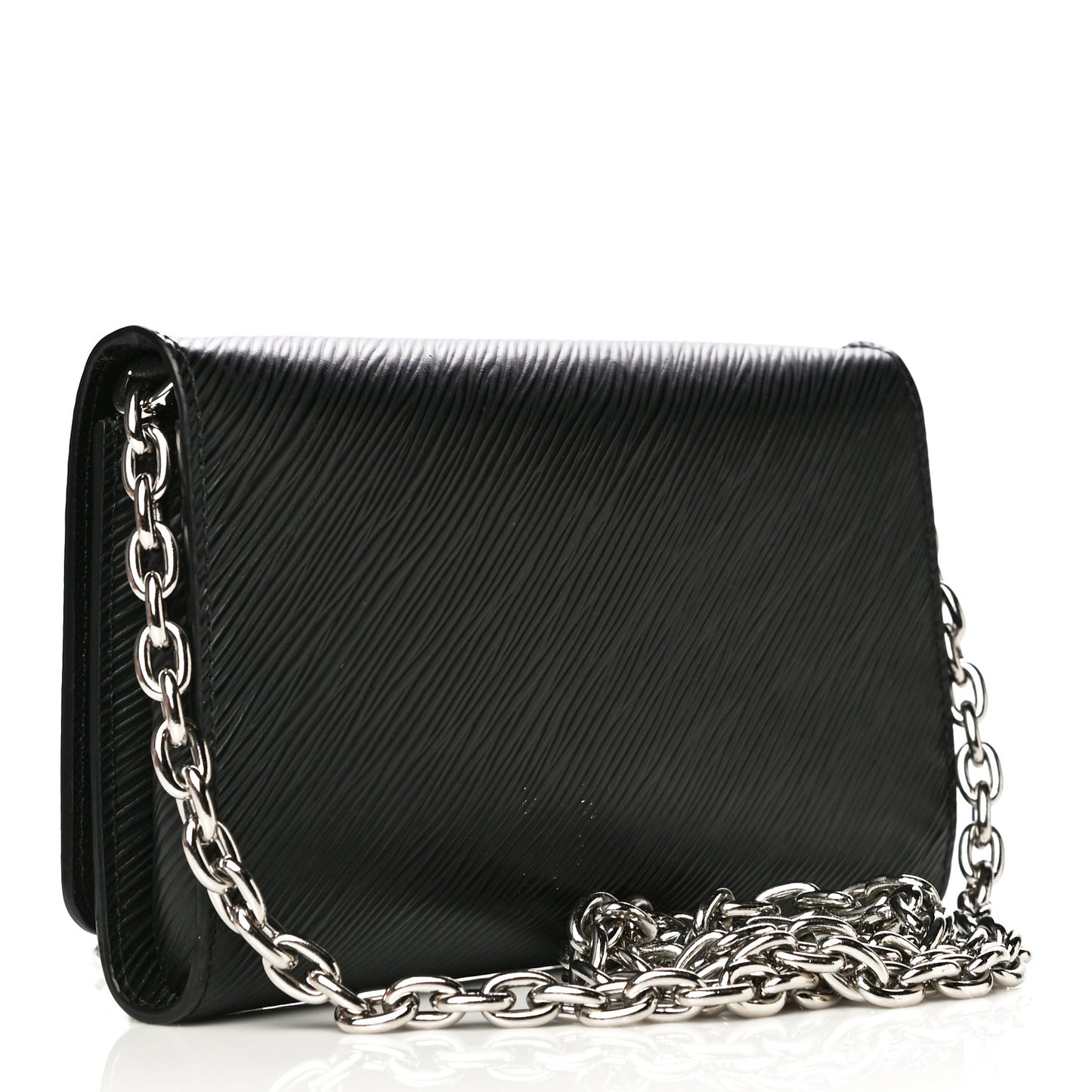 Epi Twist Chain Wallet Black