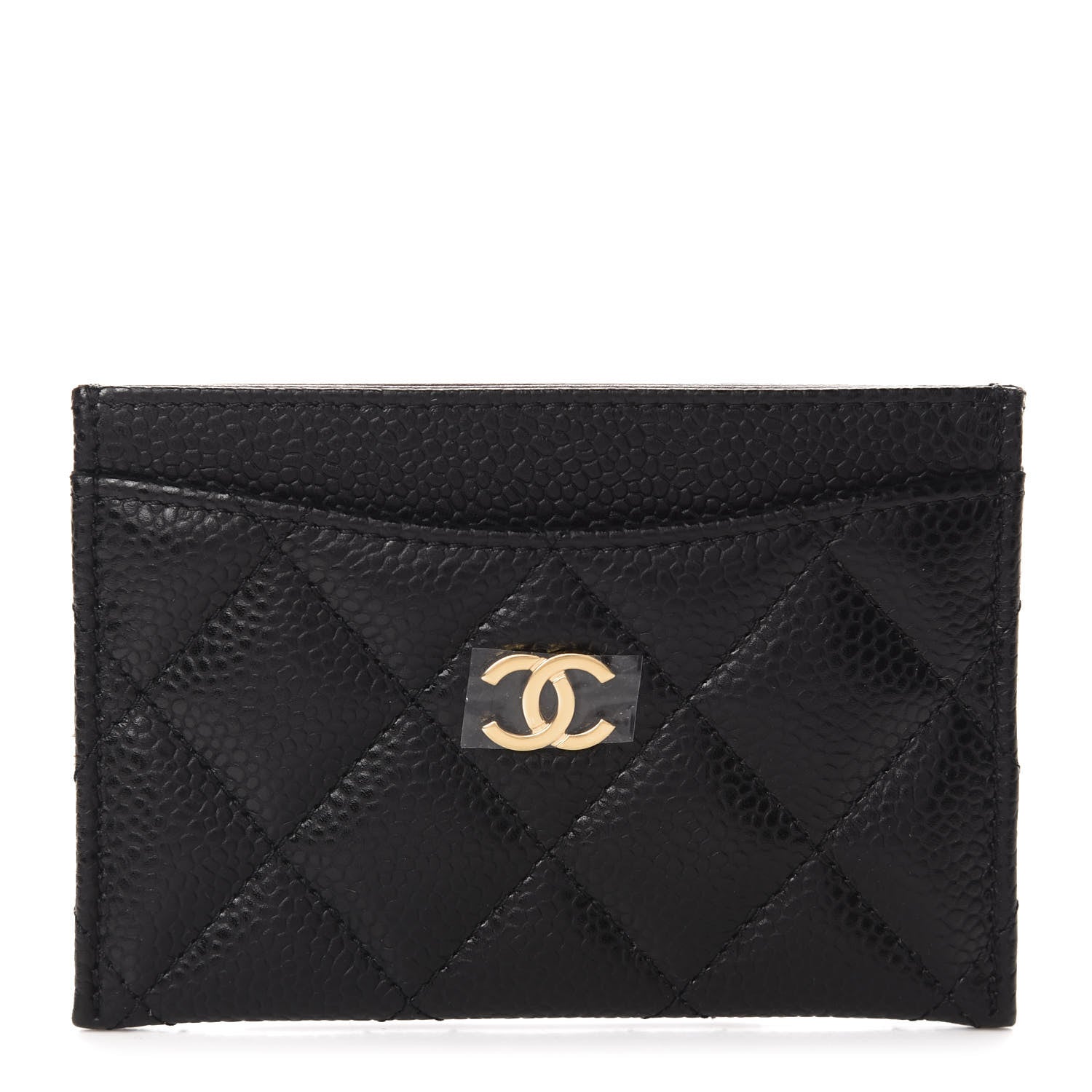 Chanel Caviar Quilted Flap Card Holder Black 1 of 9