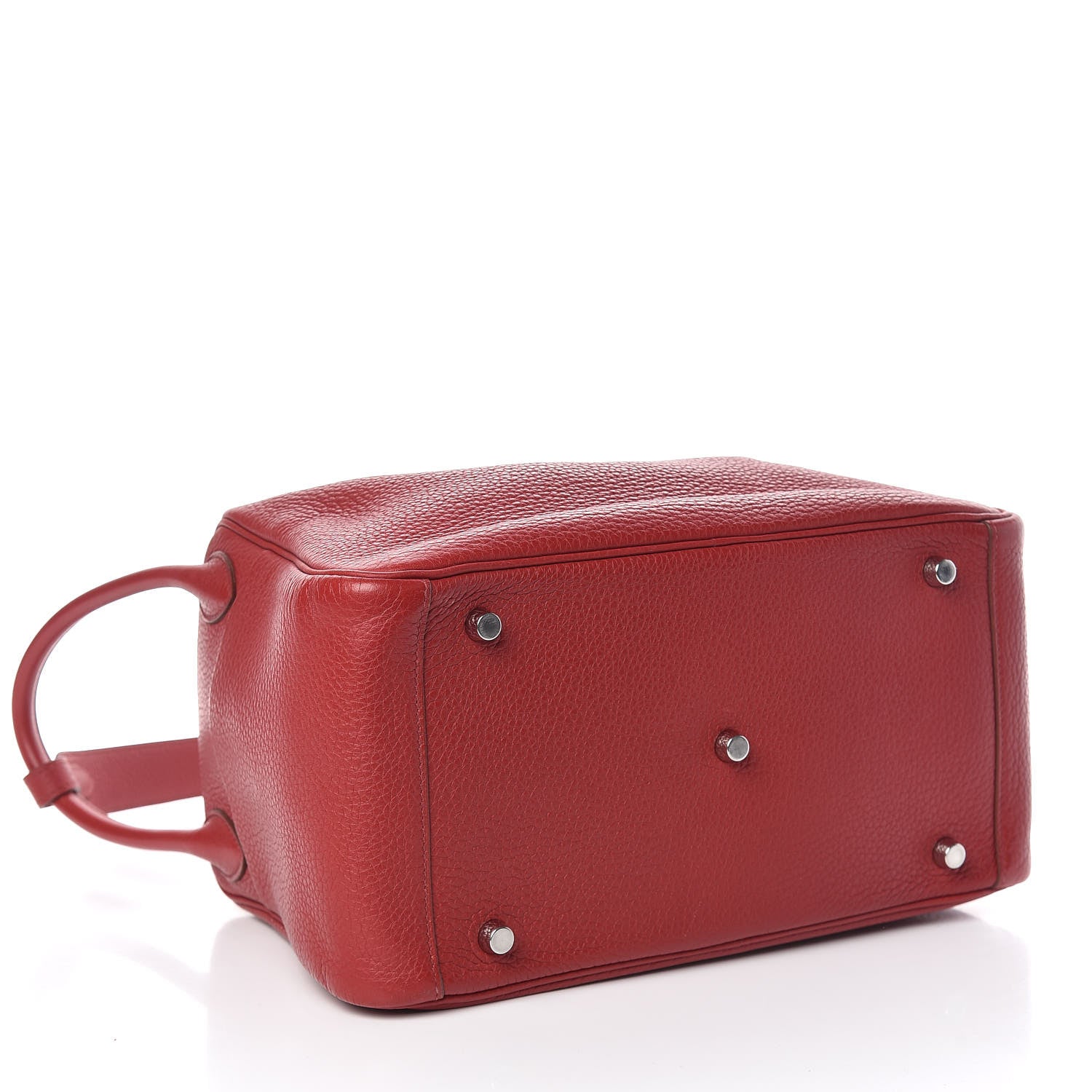 Hermes Taurillon Clemence Lindy 30 Rouge Garance 4 of 9