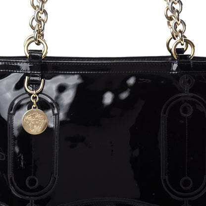Versace Patent Medusa Tote Black 9 of 9