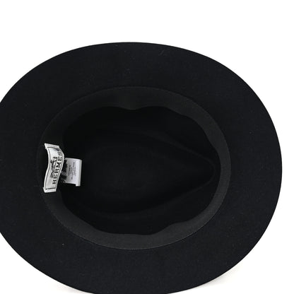 Hermes Rabbit Felt Calfskin Hat 59 Black 7 of 9