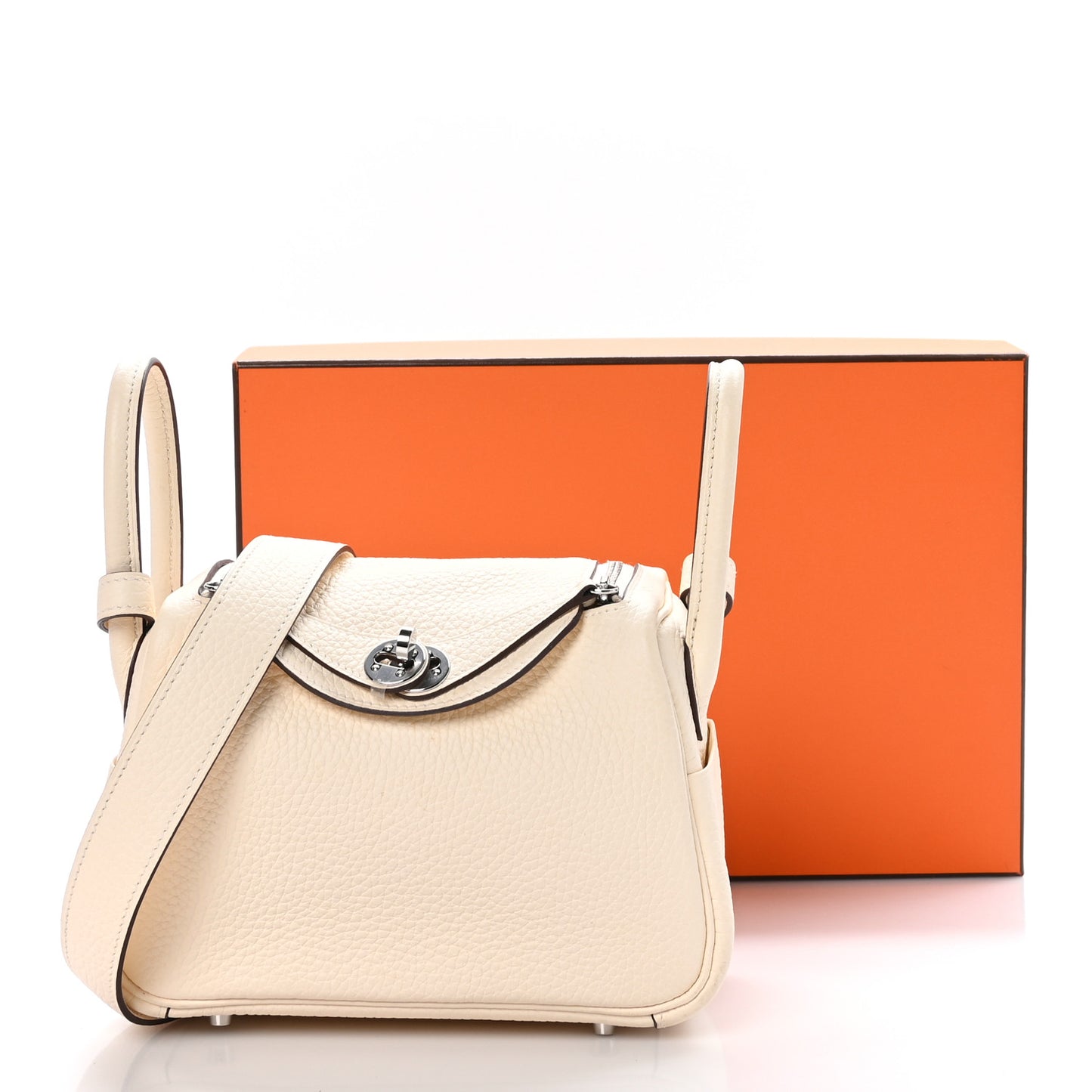 Taurillon Clemence Mini Lindy 20 Craie