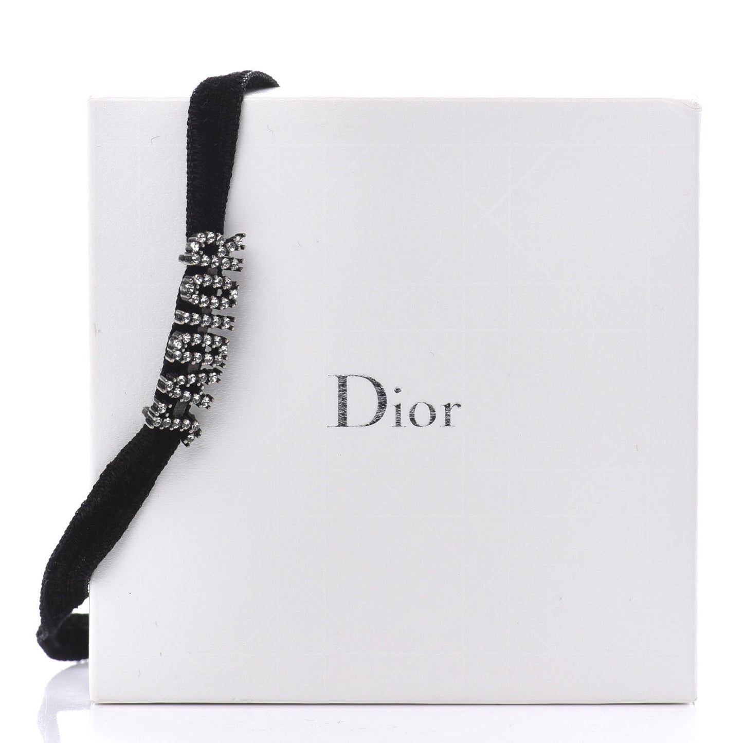 Velvet Crystal J’Adior Choker Necklace Black