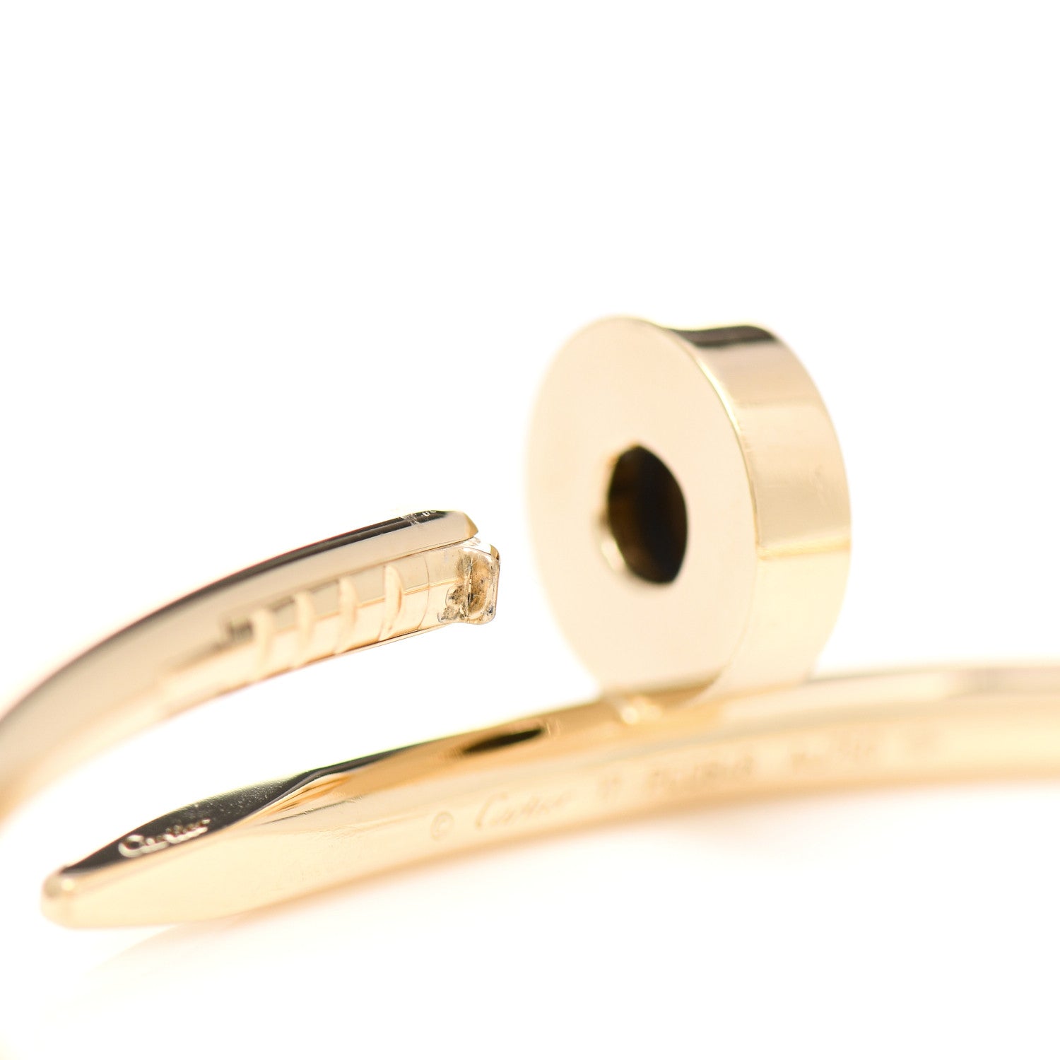 Cartier 18K Yellow Gold Juste Un Clou Bracelet 17 4 of 5
