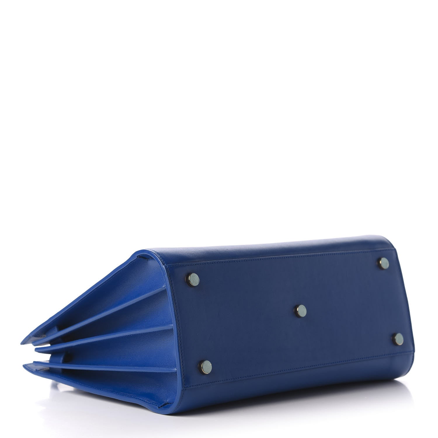 Saint Laurent Calfskin Small Sac De Jour Blue Majorelle 4 of 10