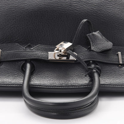 Hermes Taurillon Clemence Birkin 35 Black 24 of 44