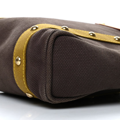 Louis Vuitton Toile Antigua Cabas MM Brown Kaki 10 of 13