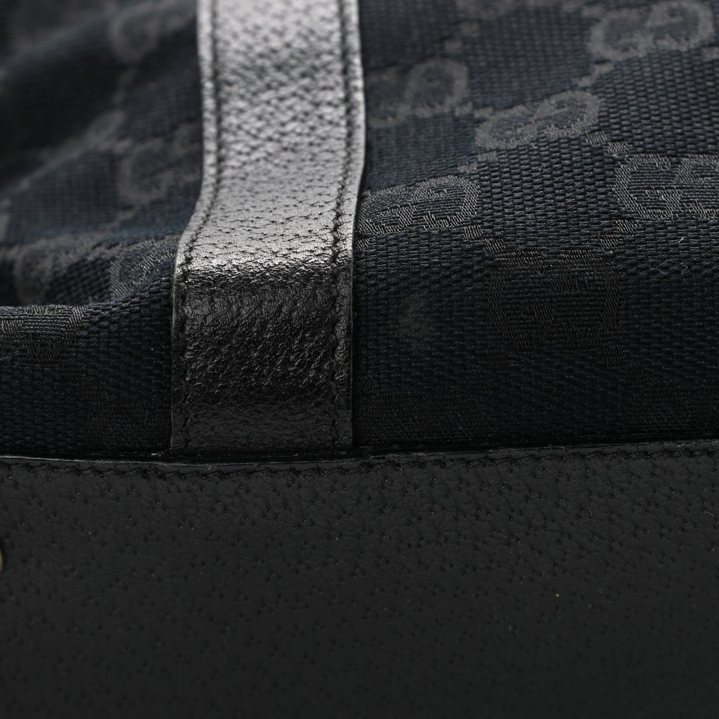 Monogram Abbey Medium Tote Black