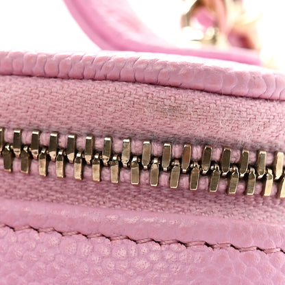 Chanel Caviar Quilted Top Handle Pocket Vanity Case Lilac 11 of 11