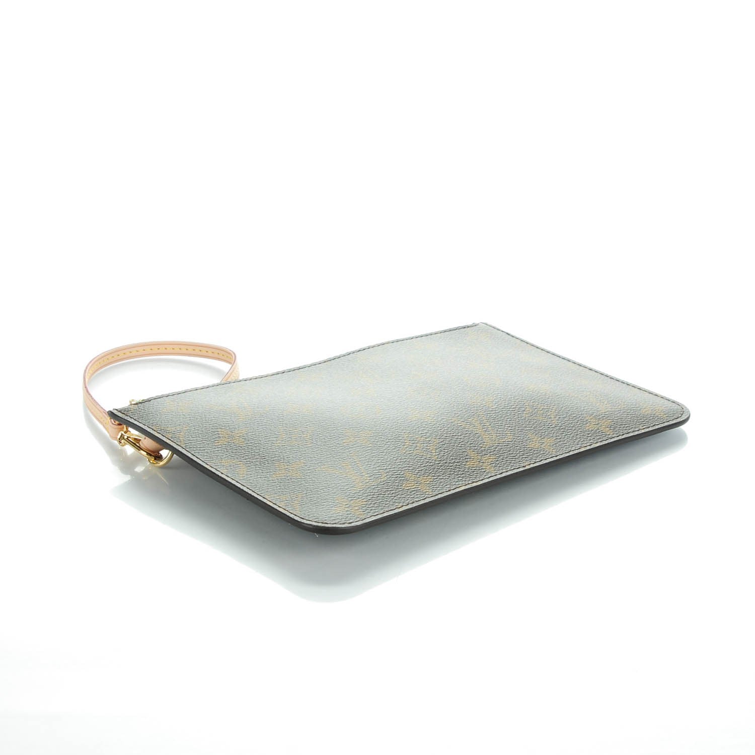 Louis Vuitton Monogram Neverfull MM GM Pochette Turquoise 4 of 7