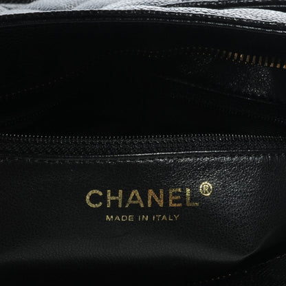 Chanel Caviar Medallion Tote Black 6 of 7