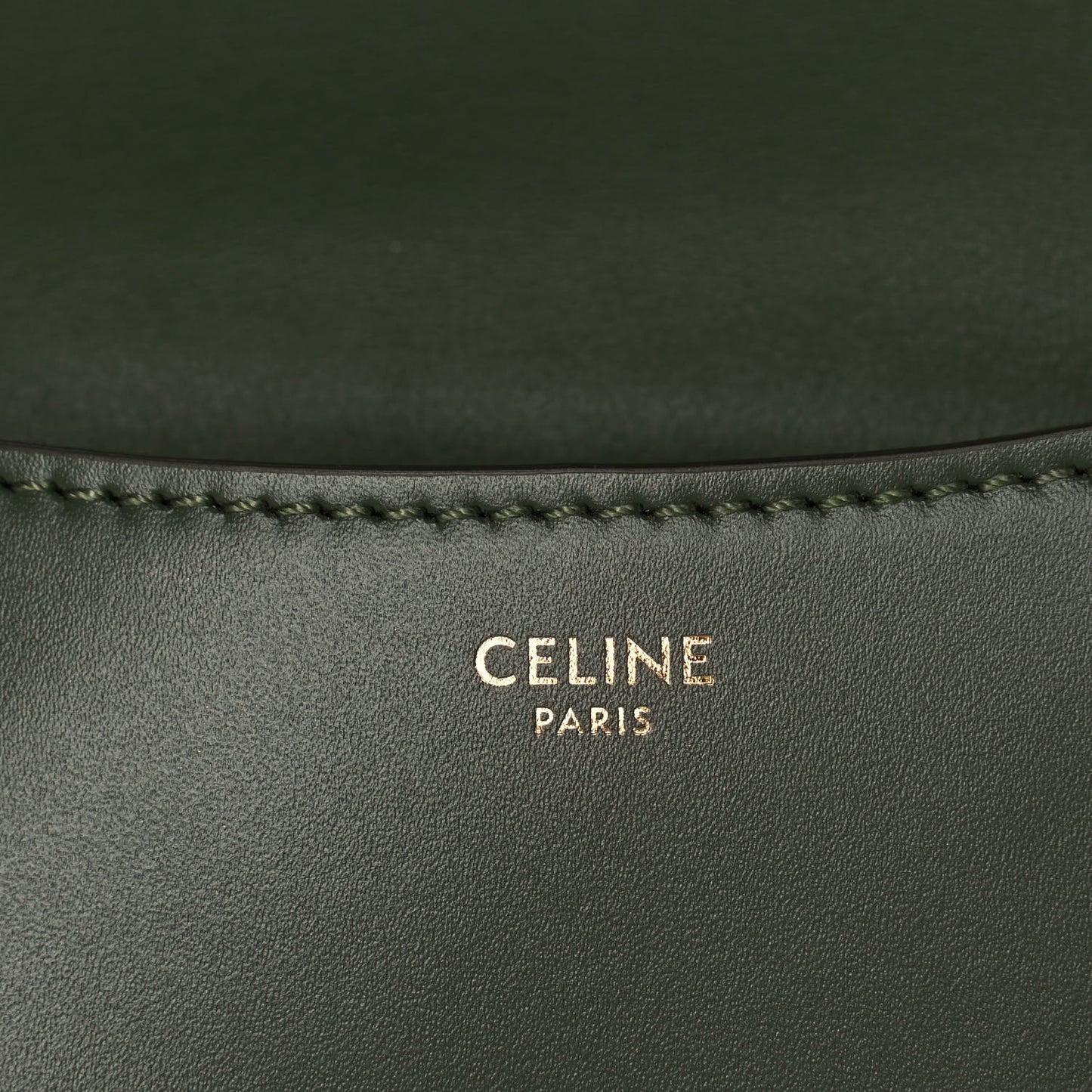 Natural Calfskin Small Crecy Bag Green