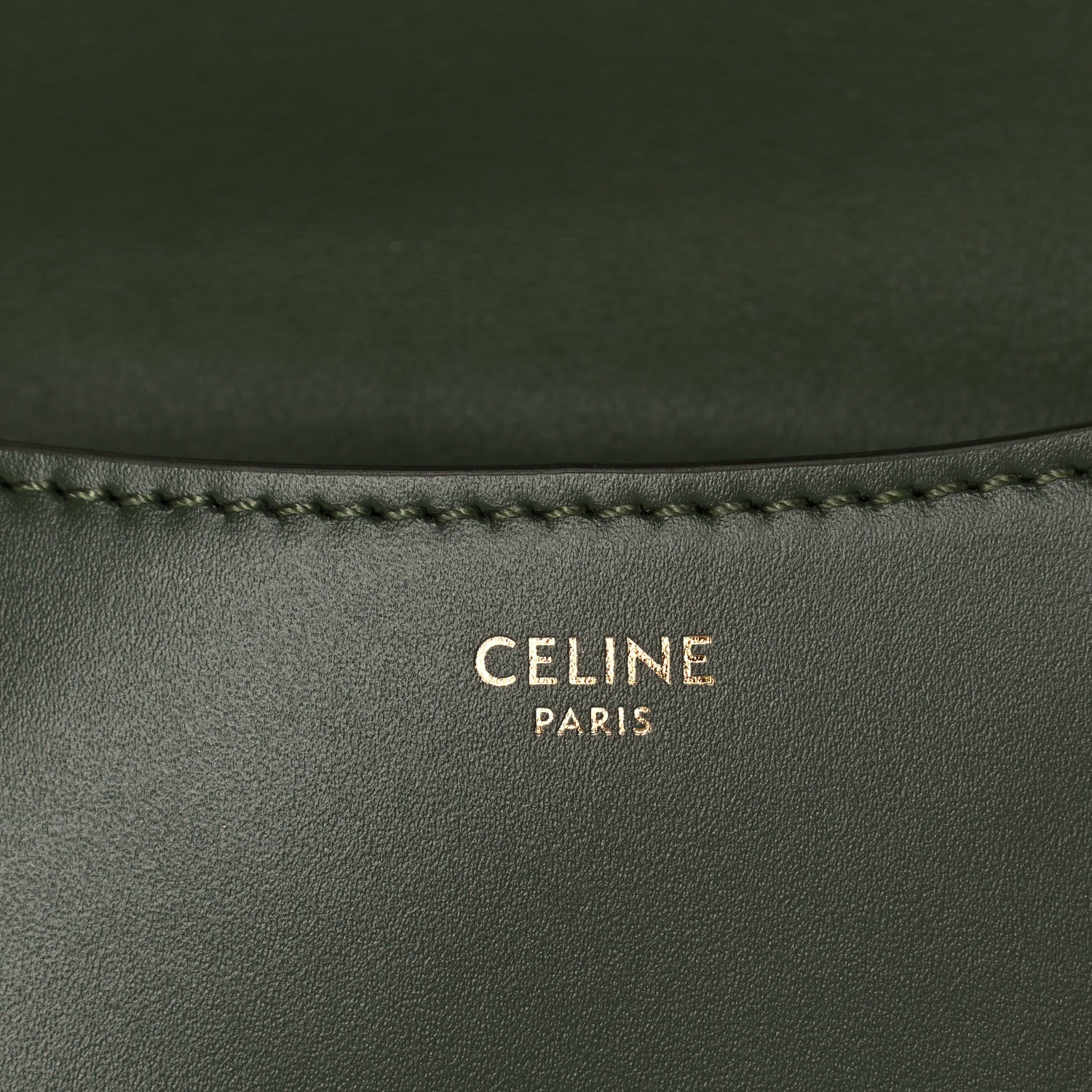Celine Natural Calfskin Small Crecy Bag Green 7 of 10