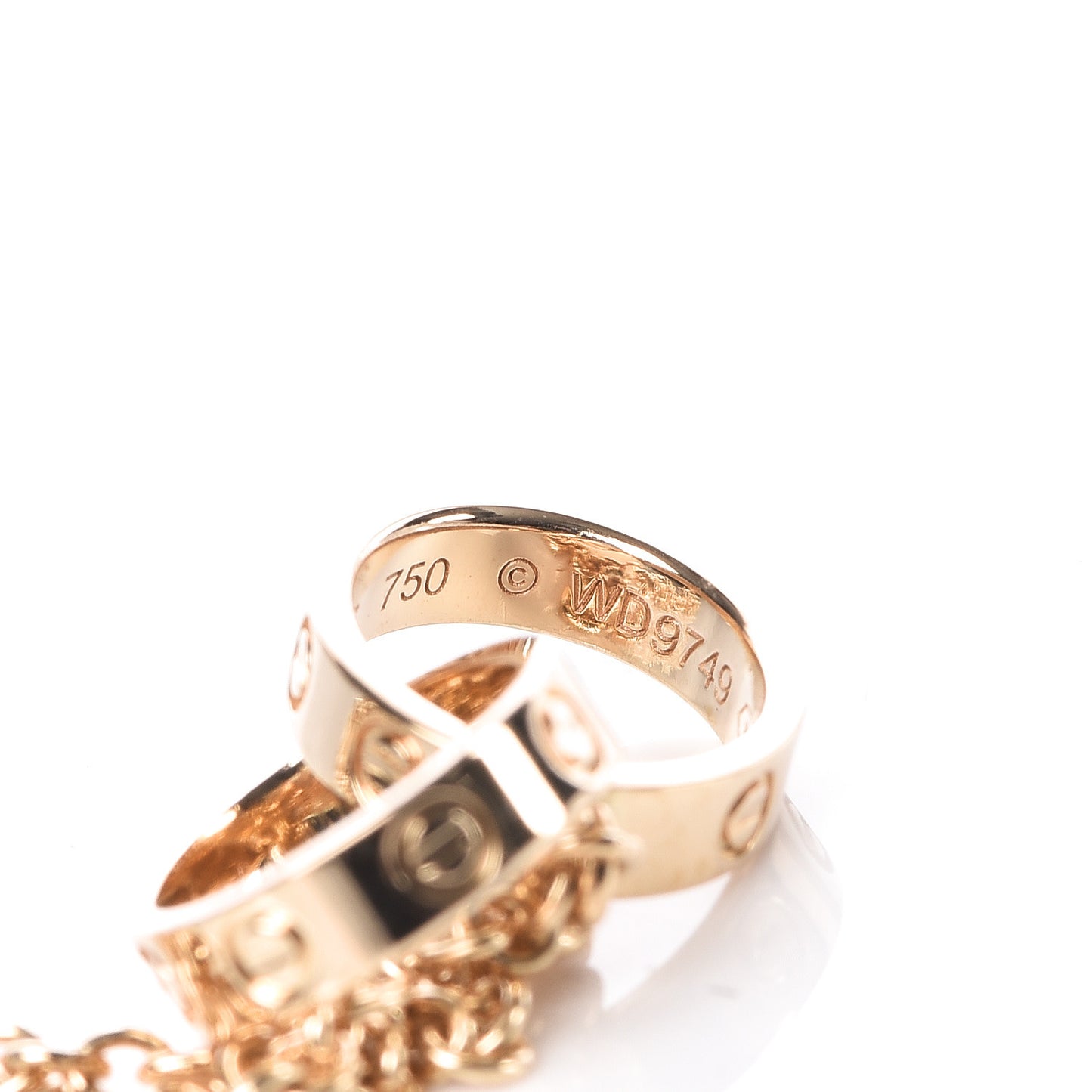18K Yellow Gold Interlocking LOVE Bracelet