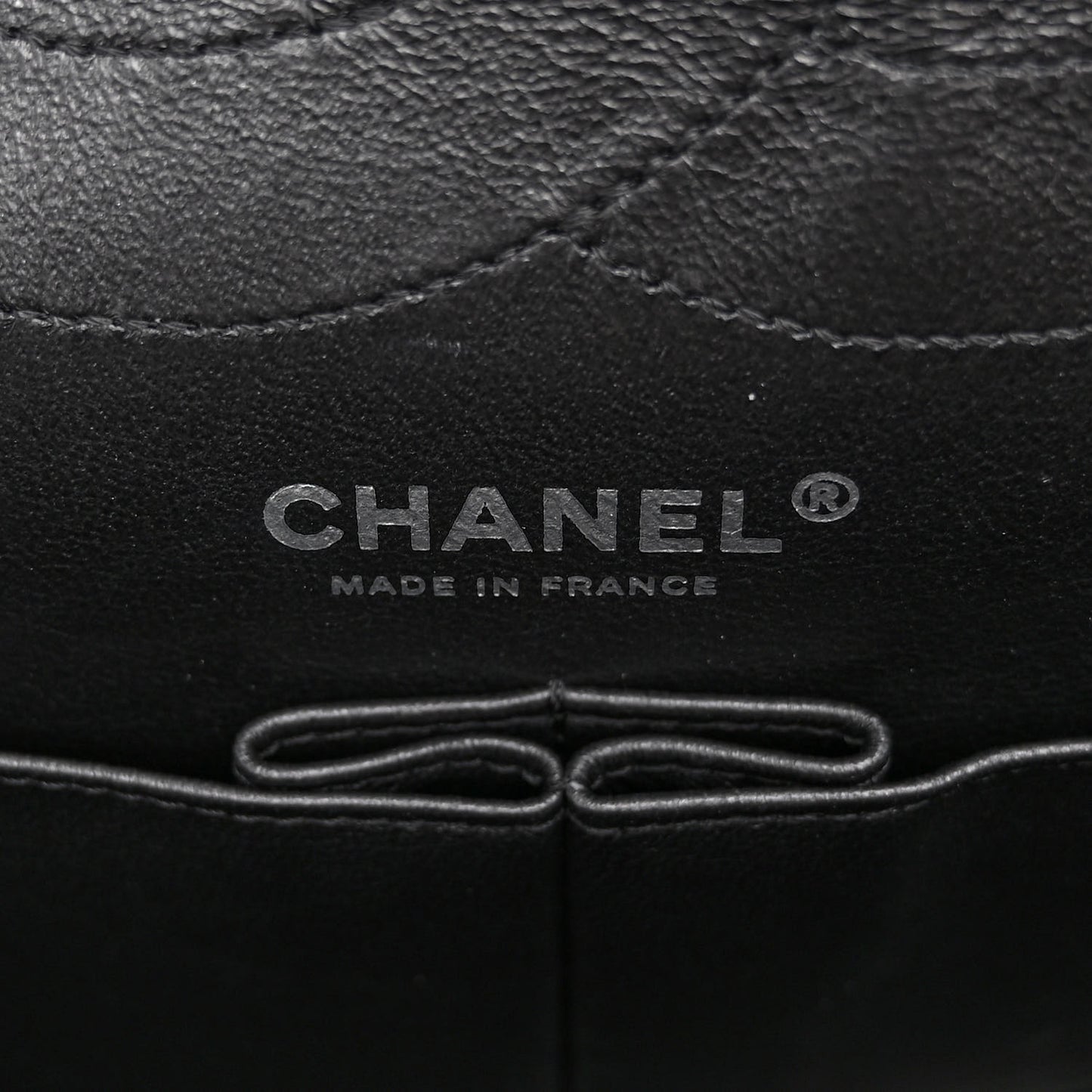 Metallic Aged Calfskin Quilted 2.55 Reissue 227 Flap Black