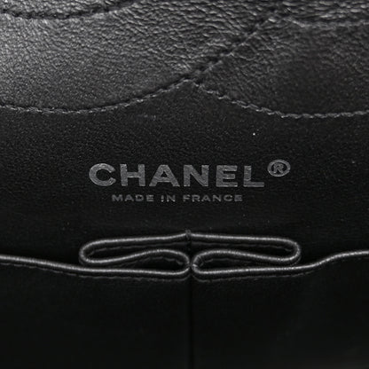 Chanel Metallic Aged Calfskin Quilted 2.55 Reissue 227 Flap Black 6 of 14