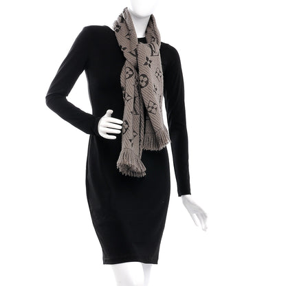 Louis Vuitton Wool Silk Logomania Scarf Verone 2 of 4