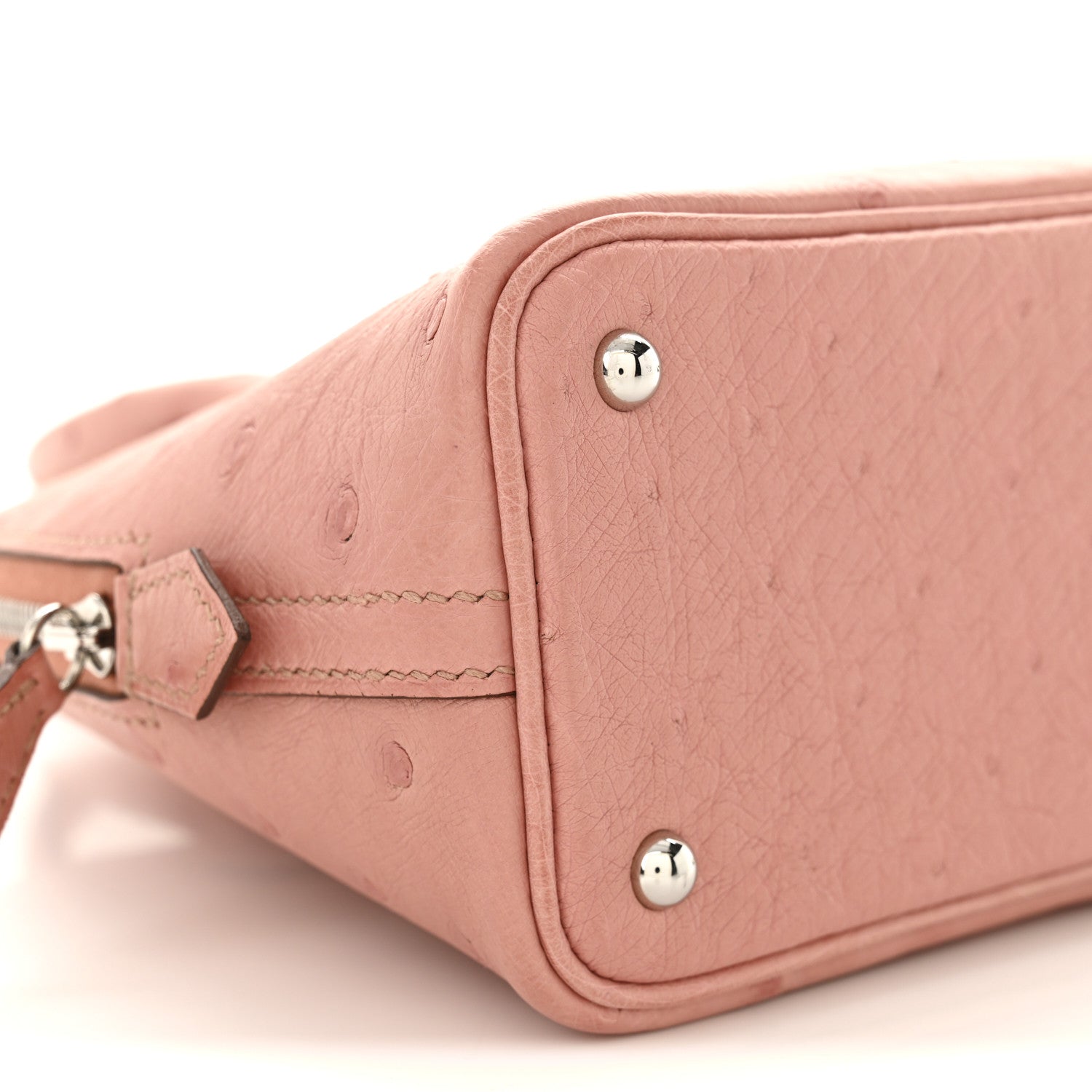 Hermes Ostrich Bolide Mini 1923 Terre Cuite 9 of 11