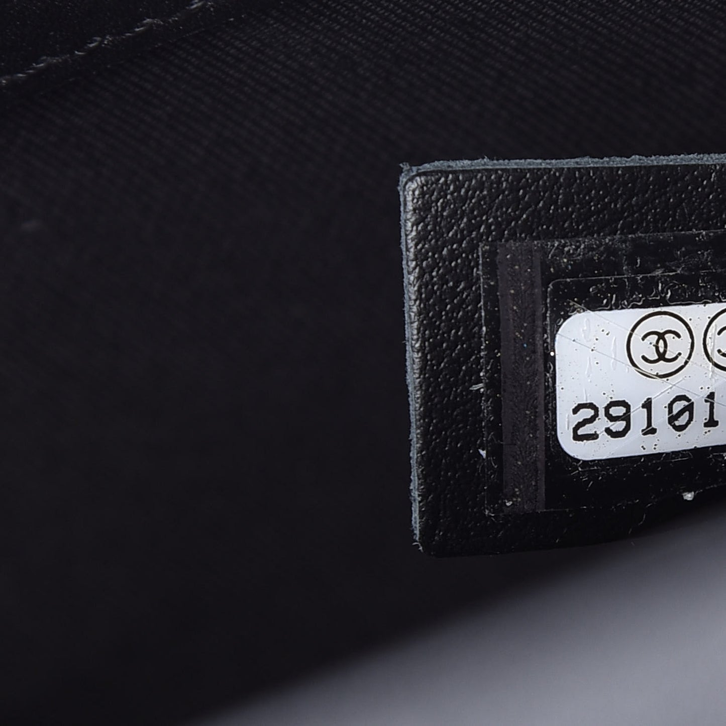 Calfskin Quilted Top Handle Flap Black