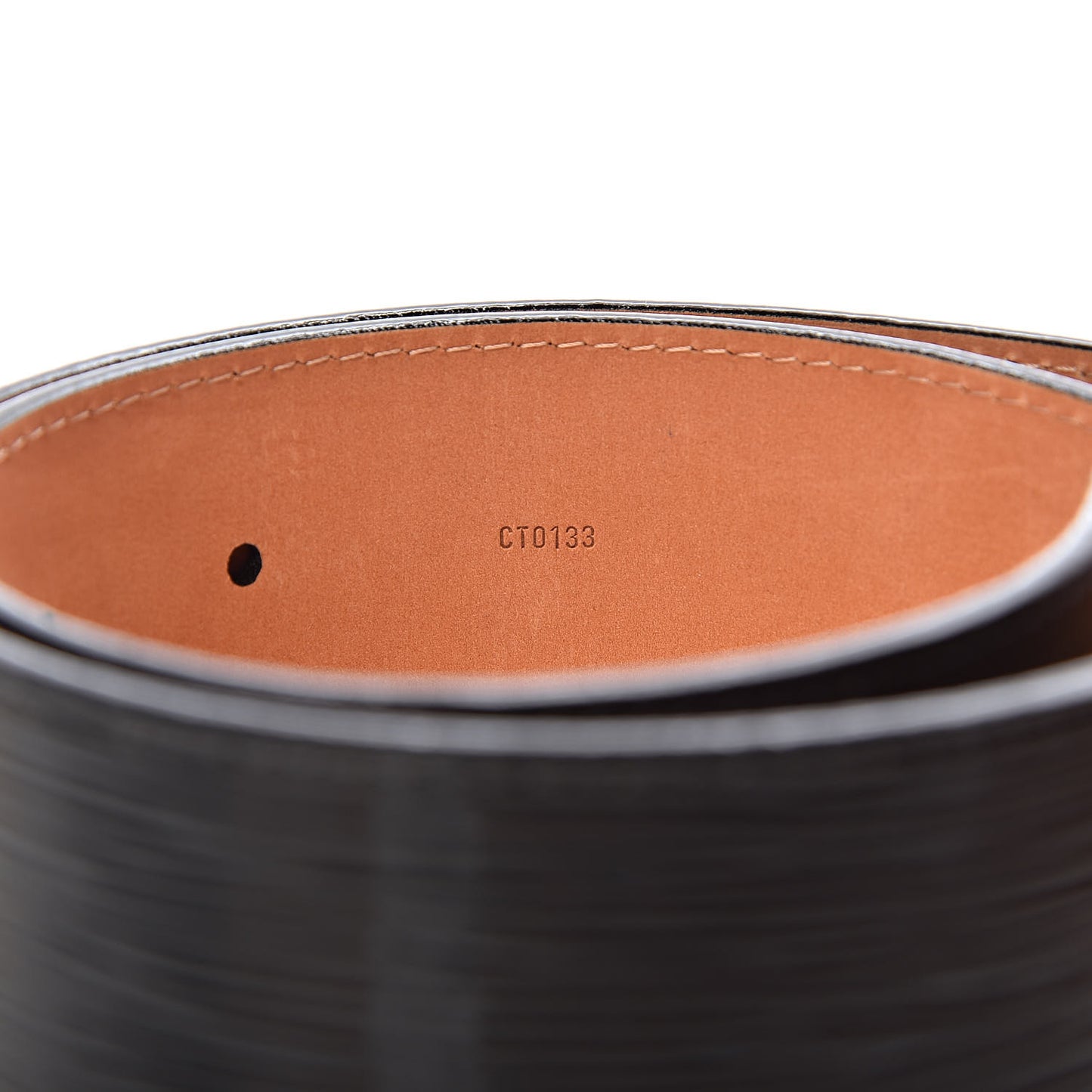 Epi Electric 40mm LV Initiales Belt 85 34 Black