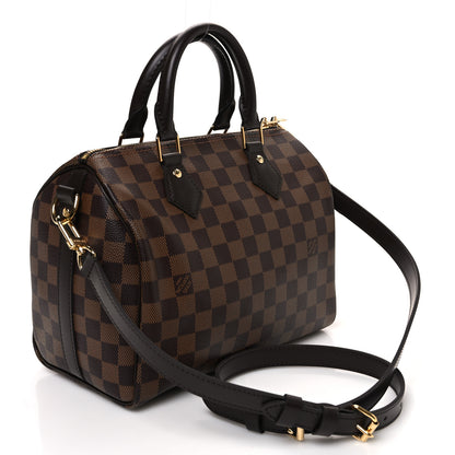 Louis Vuitton Damier Ebene Speedy Bandouliere 25 3 of 10