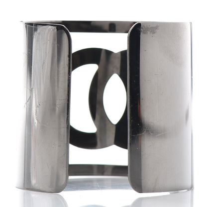 Chanel Metal CC Cuff Silver 3 of 4