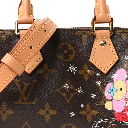 Louis Vuitton Monogram Vivienne Ice Skating Nano Speedy Bandouliere Pink 8 of 11