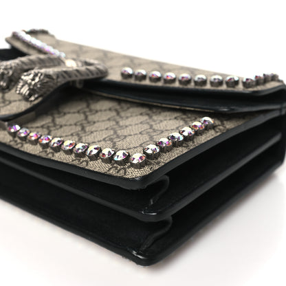 Gucci GG Supreme Monogram Crystal Small Dionysus Shoulder Bag Black 10 of 10