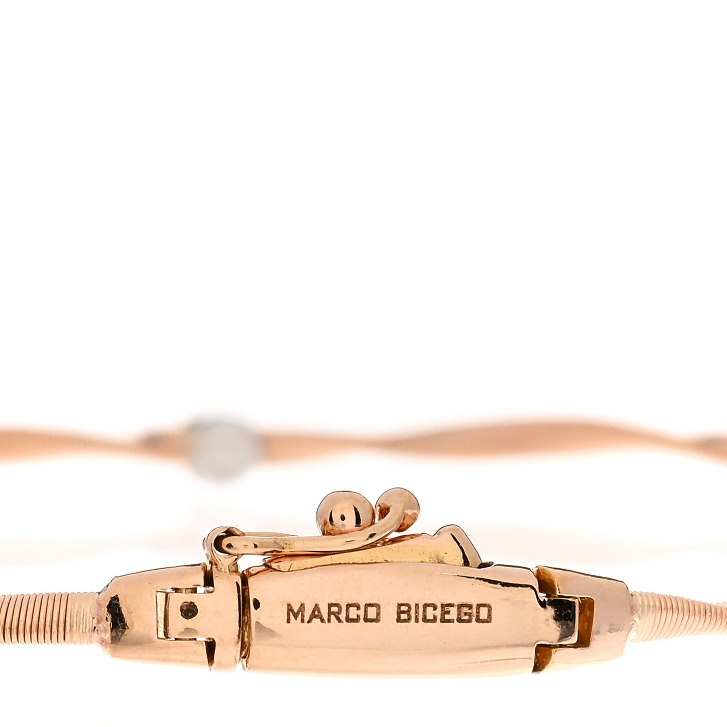 18K Rose Gold Diamond Marrakech Twisted Coil Bracelet