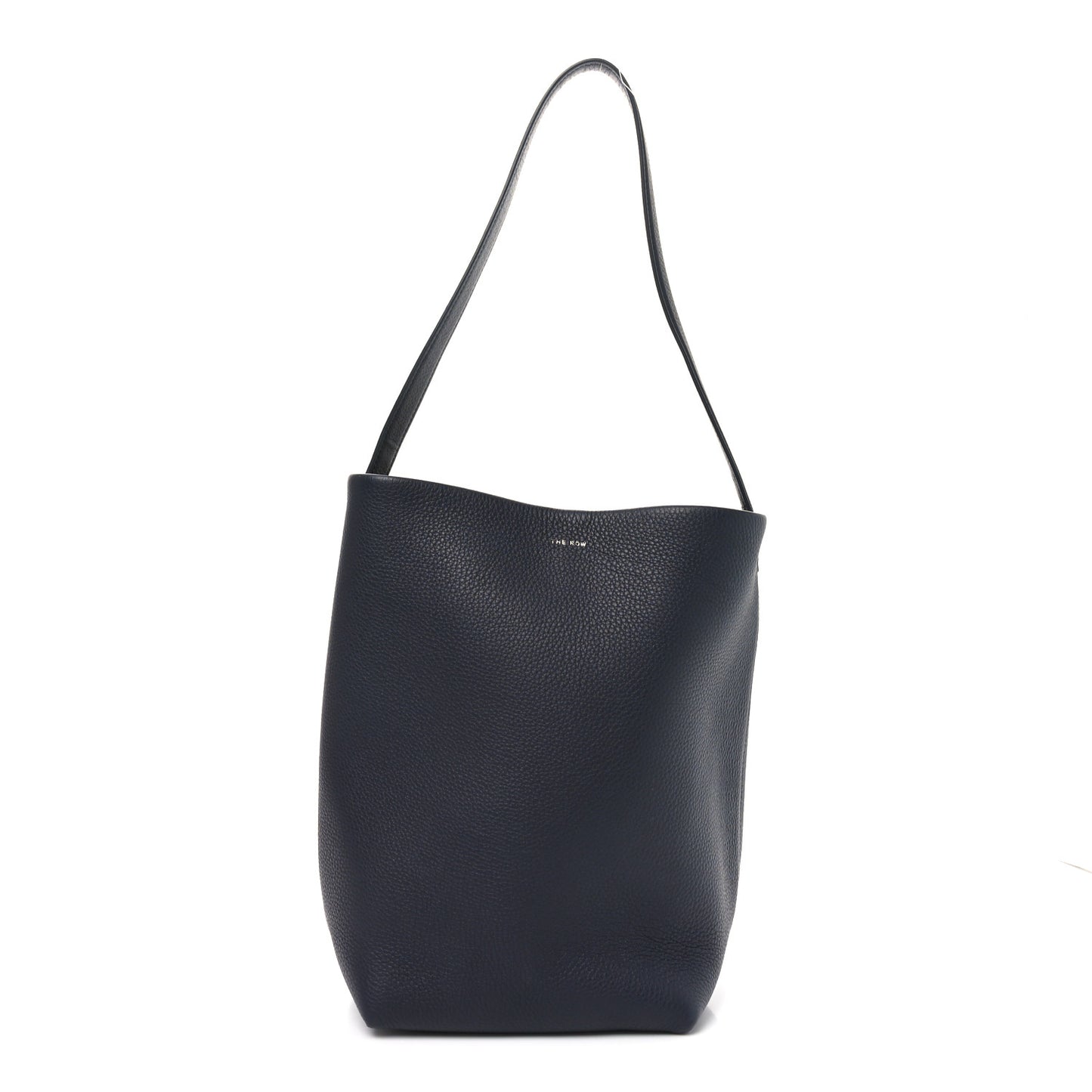 Grained Calfskin Medium N/S Park Tote Marine