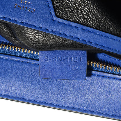 Celine Calfskin and Suede Large Trapeze Royal Blue 7 of 11