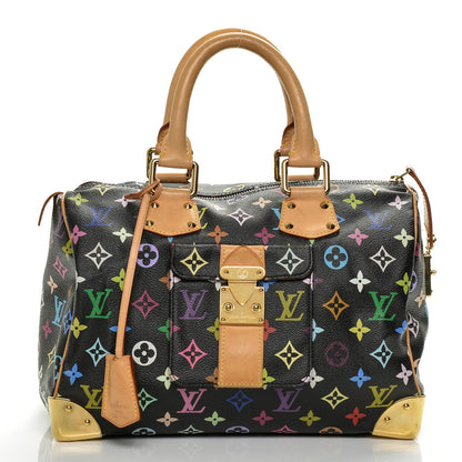 Louis Vuitton Monogram Multicolor Speedy 30 Black 1 of 7