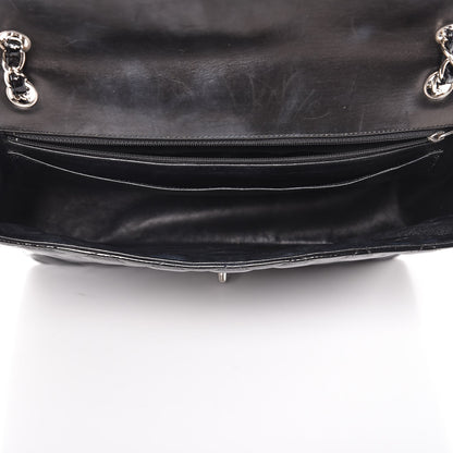 Chanel Patent Quilted Maxi Single Flap Black 5 of 10