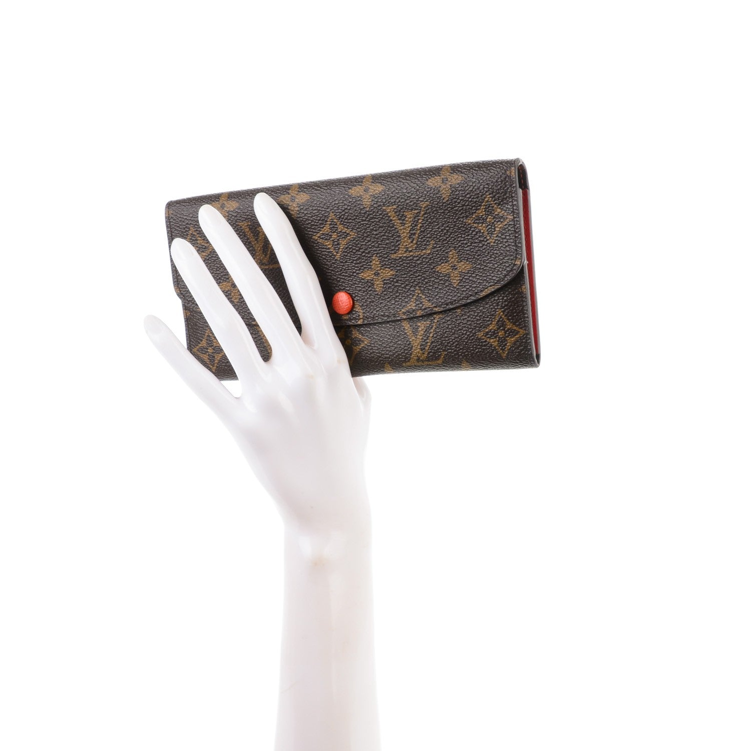 Louis Vuitton Monogram Emilie Wallet Piment 2 of 7