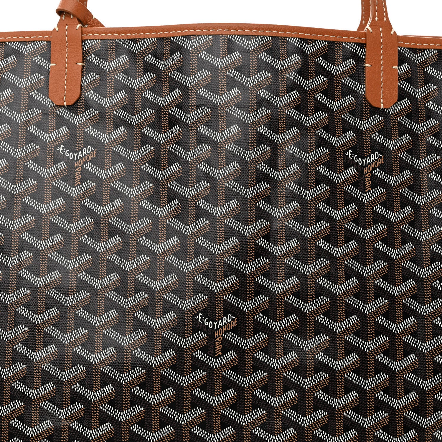 Goyard Goyardine Saint Louis GM Black Gold 10 of 12
