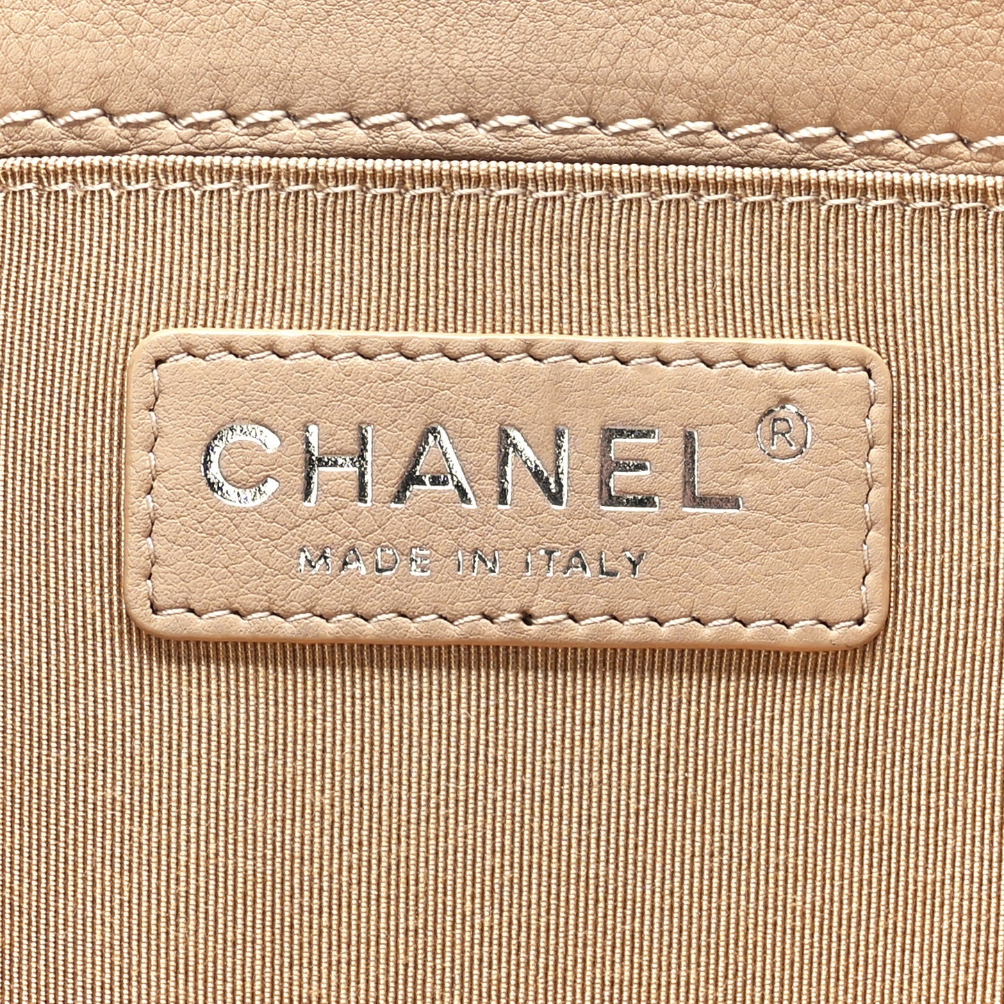 Calfskin Medium Boy Reverso Flap Beige Clair