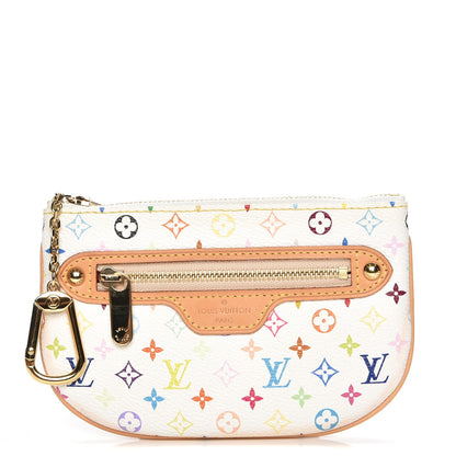Louis Vuitton Monogram Multicolor Pochette Plate MM White 1 of 7
