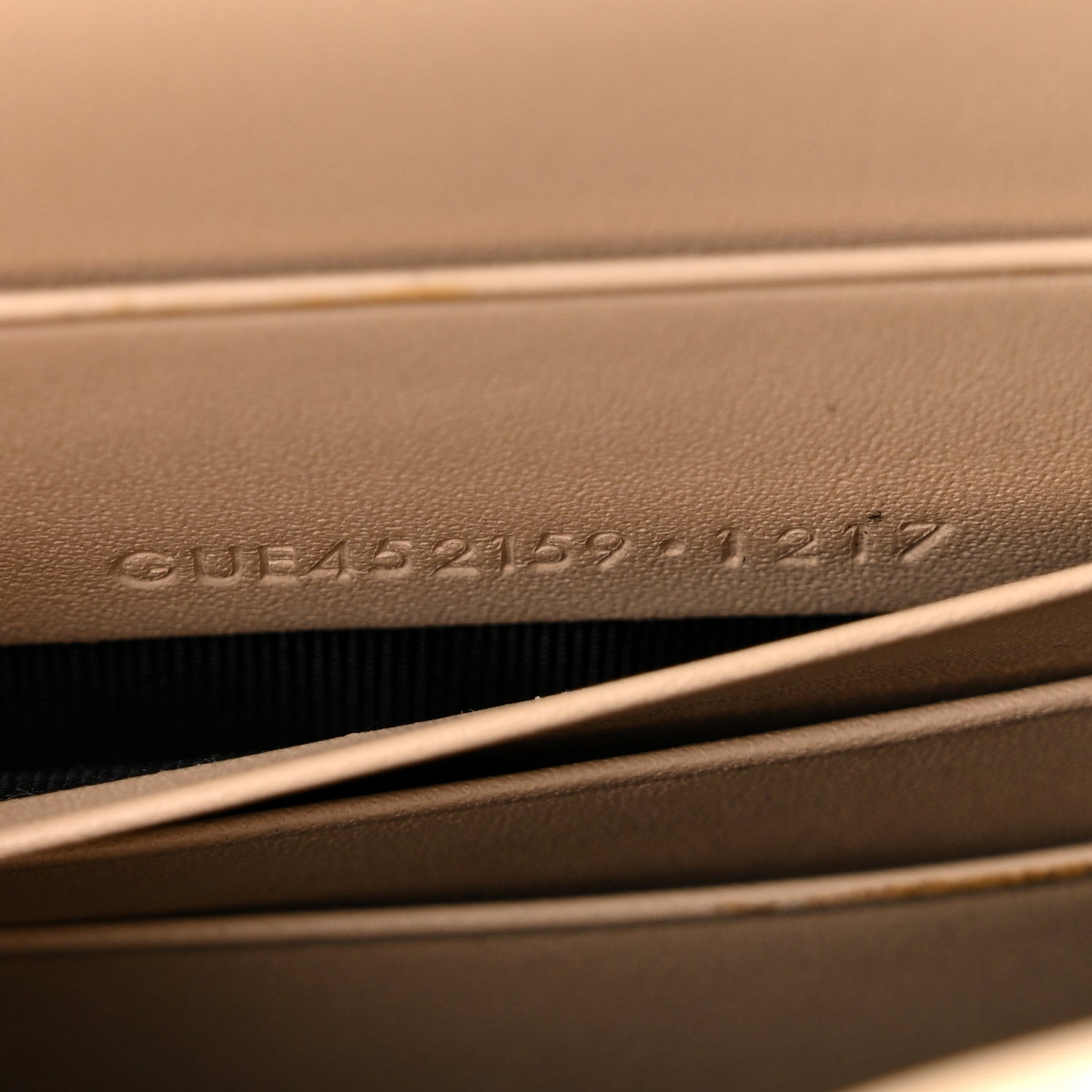 Saint Laurent Smooth Calfskin Classic Monogram Kate Tassel Chain Wallet Nude Powder 7 of 11