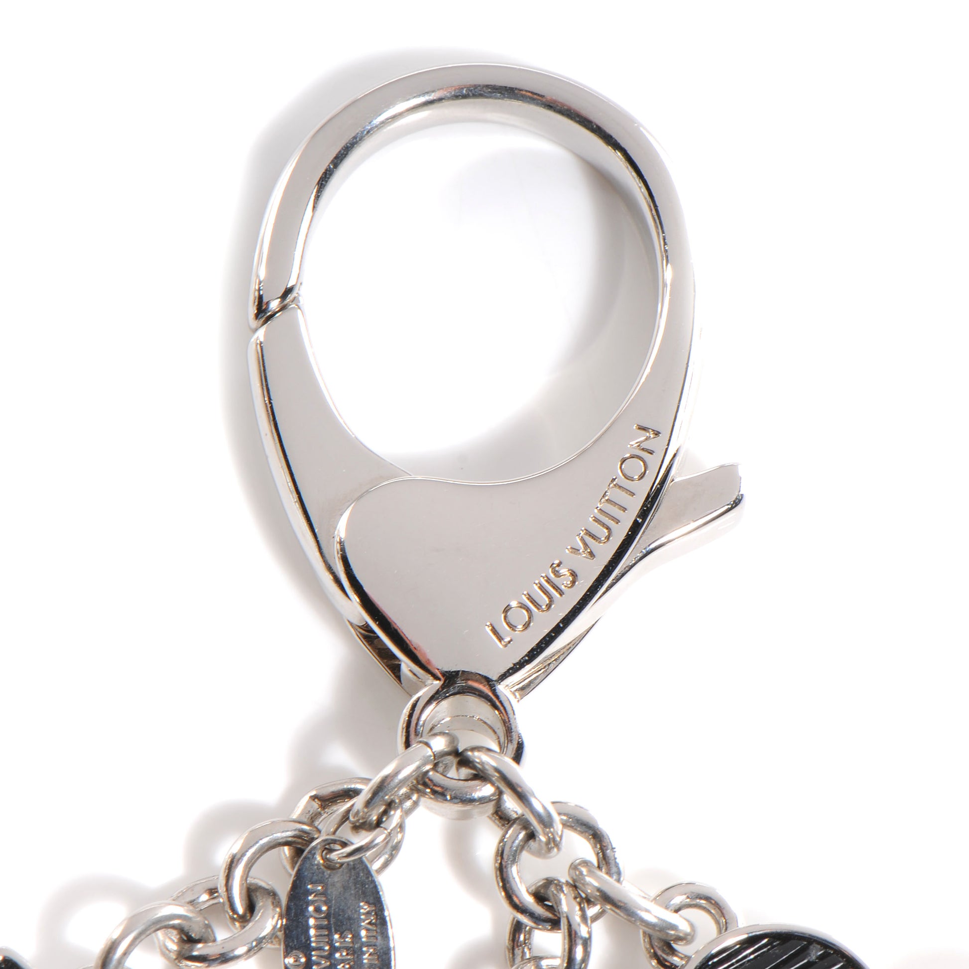 Louis Vuitton Electric Epi Fleur d'Epi Bag Charm Black 3 of 5